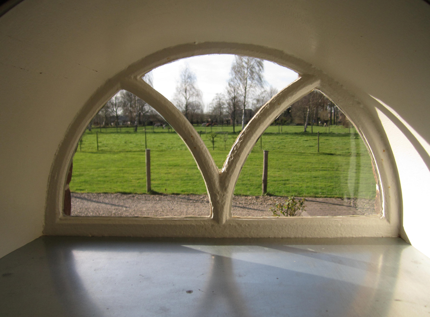 Uitzicht op de weide